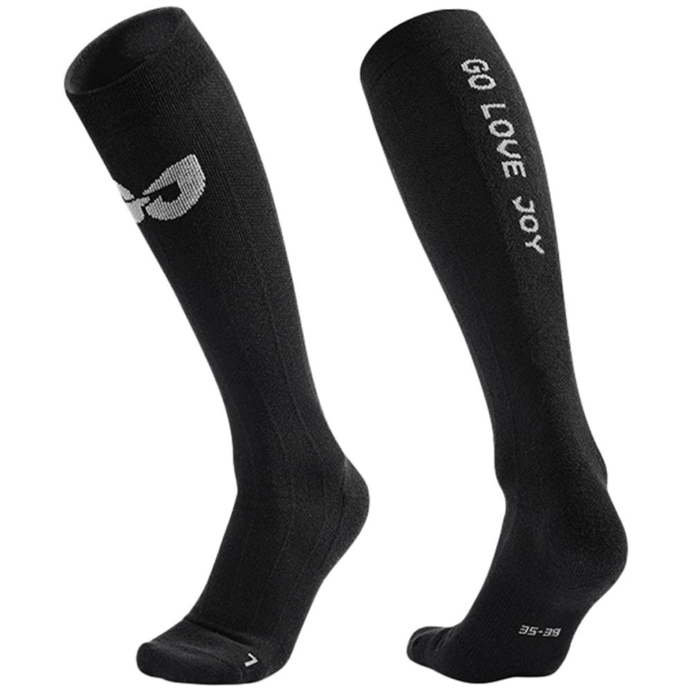 GOLOVEJOY DWZ09 Autumn Winter Keep Warm Sports Socks High Tube Compression Ski Socks C