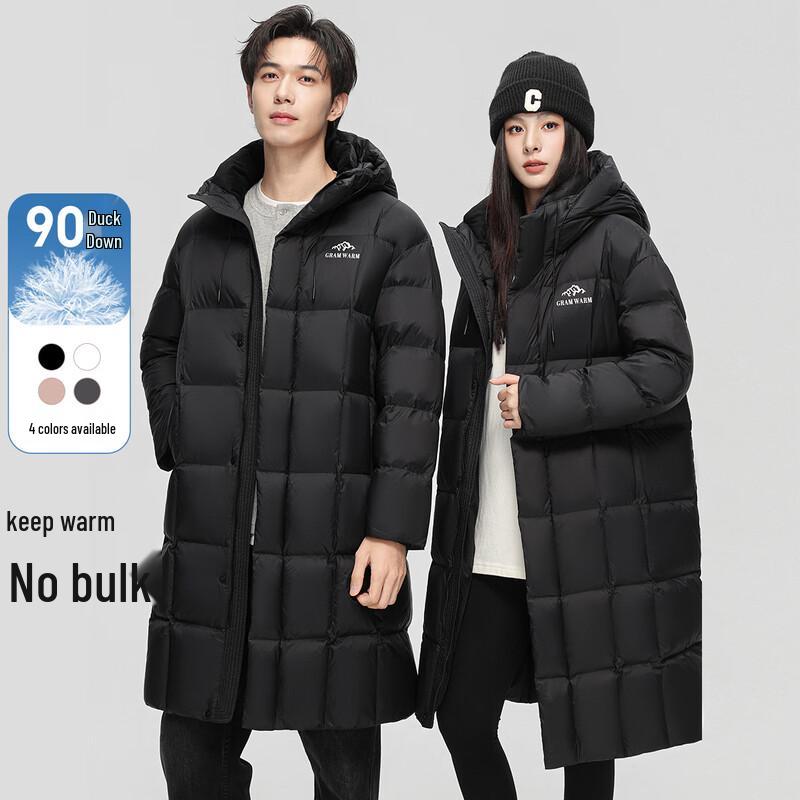 Xuezhongfei Unisex Puffy Cloud 90% Duck Down Winter Jacket L (175/92A)
