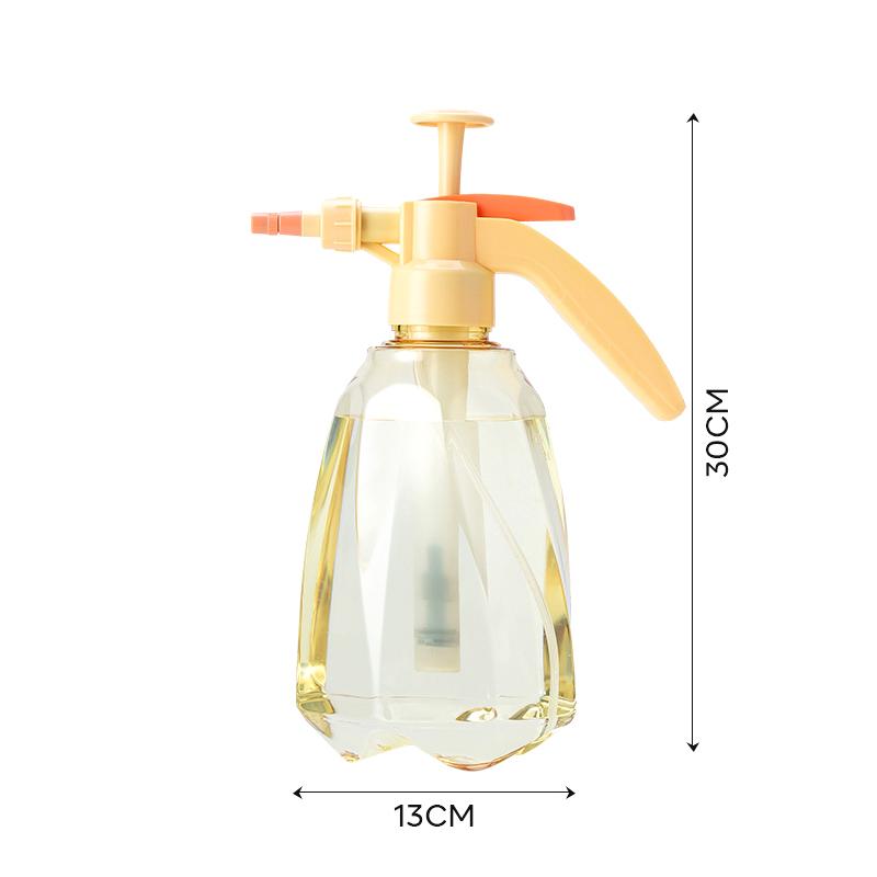 

1 шт. 1,5 л Обприскувач для миття автомобіля Лійка Ручний Напірний Обприскувач Води Тригер Повітряний Насос Садовий Дезінфекційний Спрей-Флакон жовтий