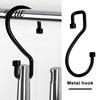 Stylish Curtain Hook Hooks for Space-Saving Space-saving Installation Adjustable 2Pcs Easy S-Shaped Hanging Home Bathroom