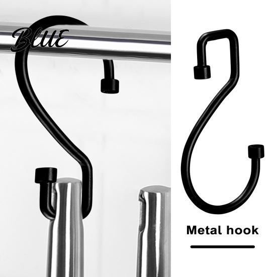 Stylish Curtain Hook Hooks for Space-Saving Space-saving Installation Adjustable 2Pcs Easy S-Shaped Hanging Home Bathroom