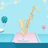 1:12     Alloy Saxophone Musical Instrument Decoration Accessories Children Toy