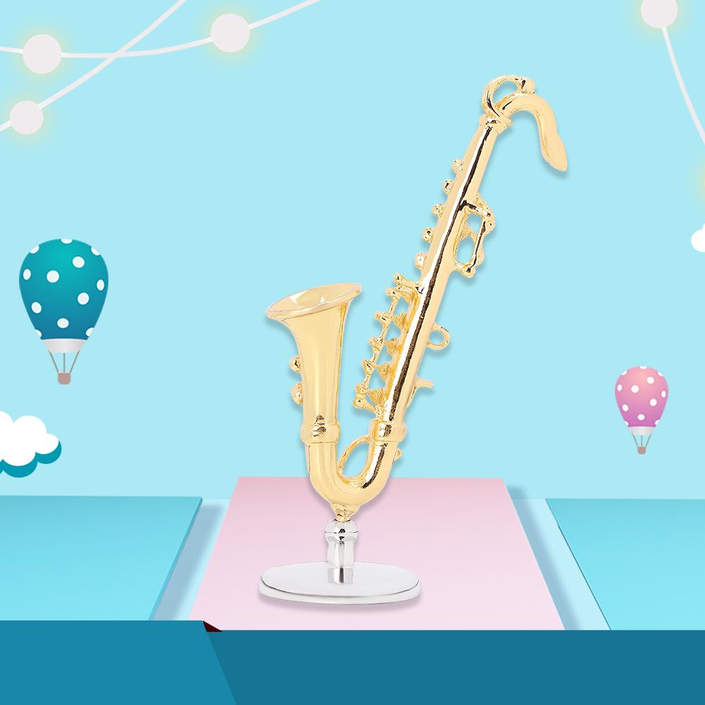 1:12     Alloy Saxophone Musical Instrument Decoration Accessories Children Toy