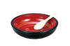 Nakaya Brothers Trading Co., Ltd. "Yamanaka Lacquerware" 10.5-inch Seasonal Serving Bowl (with Rice Paddle) 37-4112