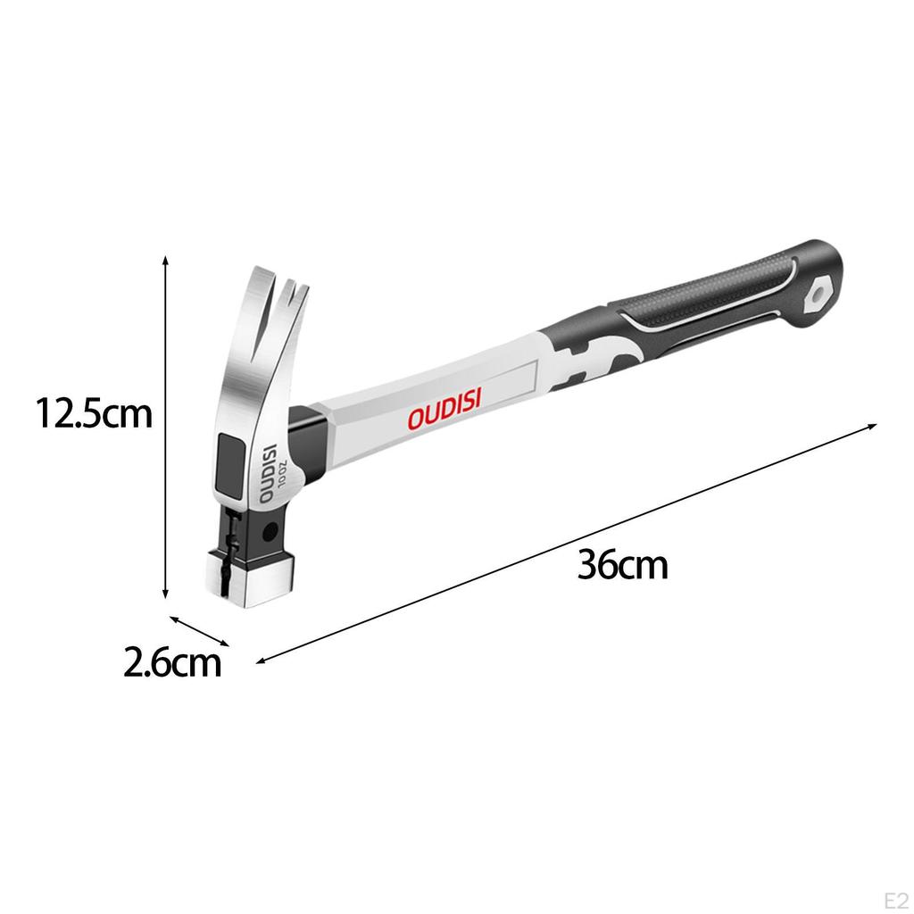 Claw Hammer Camping ,Lightweight, Nonsilp Small Stainless Steel for Indoor Outdoor