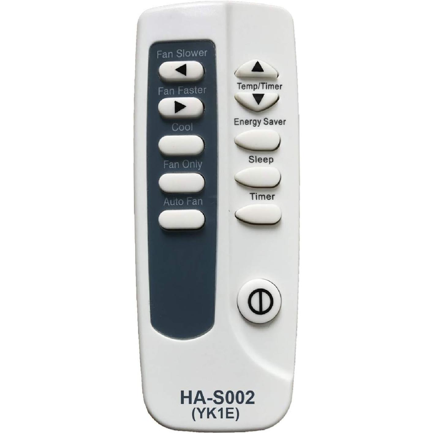 HA-S002 Replacement for Sharp Air Conditioner Remote Control YK1E works for AF-Q60PX AF-Q80PX AF-Q100PX AF-Q120PX AF-Q60RX AF-Q80RX AF-Q100RX