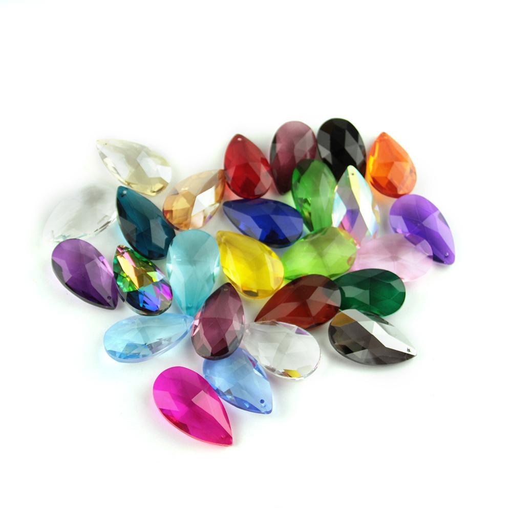 50Mm Tear Drop Crystal Lighting Pendants Glass Ceiling Chandeleir Parts Beads Garland Strand Accessories Wedding Party Decor