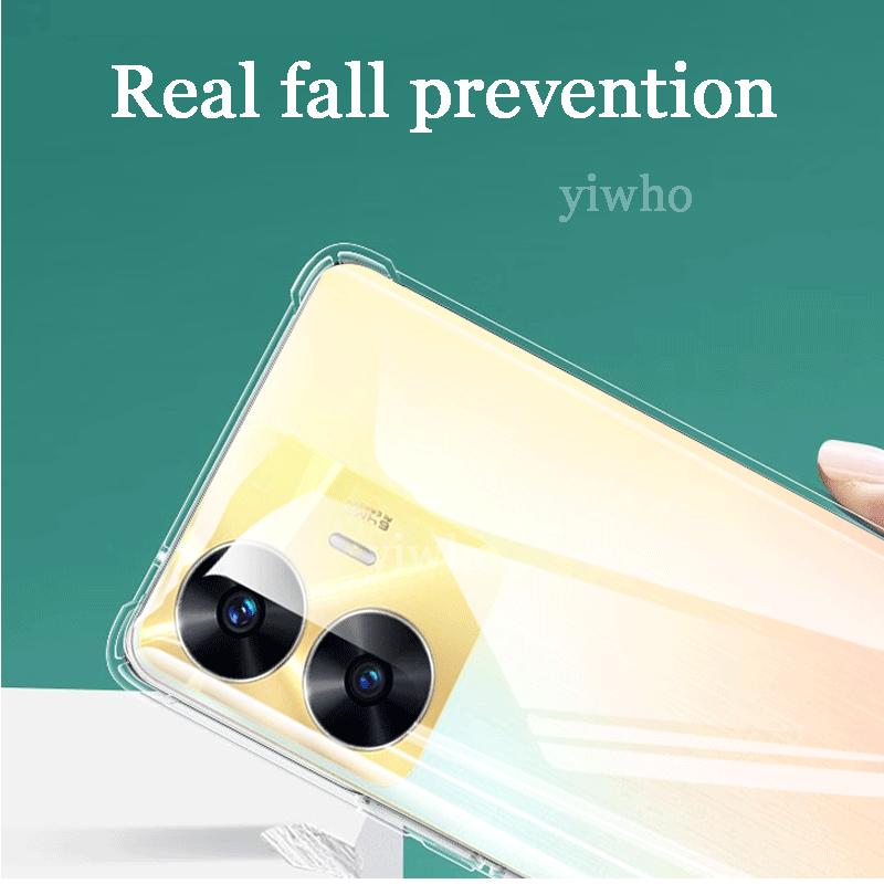 Husă C55 Luxury Transparentă Moale din Silicon Pentru realme c55 Rezistentă la Șocuri Transparentă pentru OPPO realme c 55 6.72" Huse de Telefon Capace Spate