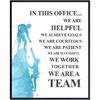 Motivational Office Decor, Pirational Quote – 8x10 Teamwork Poster for HR, Team Leader, Manager, Boss, Entrepreneur - Leadership Wall Art