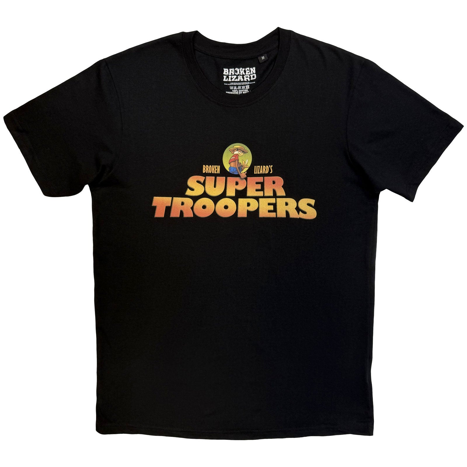 Broken Lizard TShirt Super Troopers Black OFFICIAL NEW XL