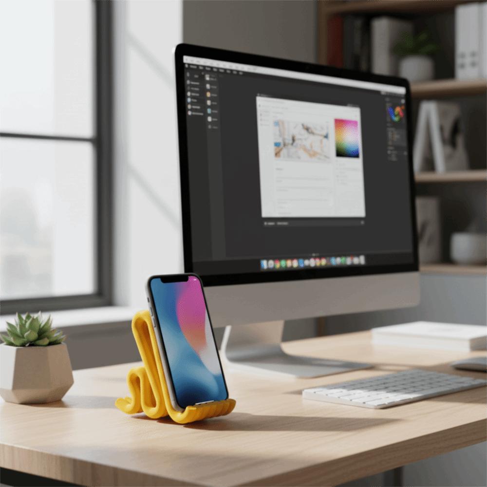 Supporto Portatile per Telefono Regolabile per Tablet Cellulari Stand Mobile Novità Surfing