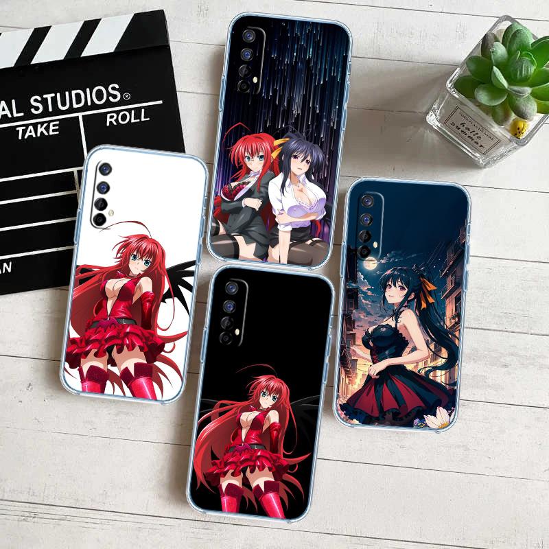 BH37 Rias Gremory Transparent Phone Case for Motorola Moto G7 G8 G9 G84 G85 G73 G24 G15 Z2 Play Power Plus