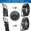 1pc Men's Belt Rotating Alloy Buckle Belt Trend High End Authentic Belt Casual Business Plus Size Jeans Belt Wearable Both Sides