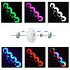 2Pcs 80/76/72mm In-line Speed Skate Skating LED Light Flashing Roller Wheels