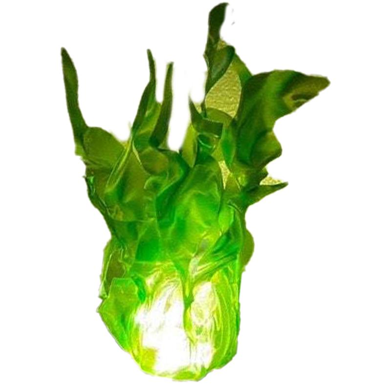 Accessori Decorazioni di Halloween Lampada Palla di Fuoco Galleggiante Simulazione Fiamma di Fuoco Artificiale Luce Atmosfera per Cosplay Gioco di Ruolo LBS