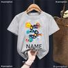 Personalized Name Space Aerospace Rocket 3rd/4th/5th Birthday Print T-Shirt Boys Children'S Shirt Space Birthday Party Gift Tees