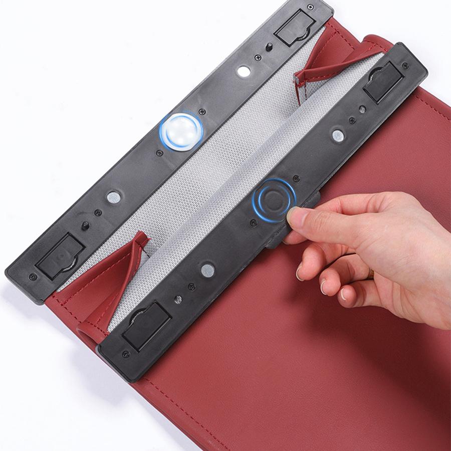 Car Leather Garbage Bag Factory Direct Sales Rear Seat Backrest Hanging Magnetic Absorption Car Interior Cleaning Products