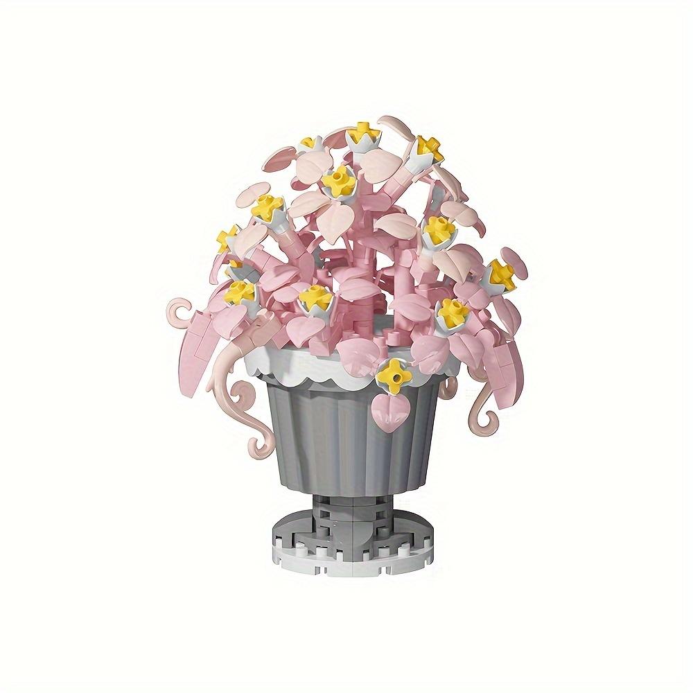 Набор строительных блоков «Букет цветов» — набор из бонсай и растений из АБС-смолы — фото 11