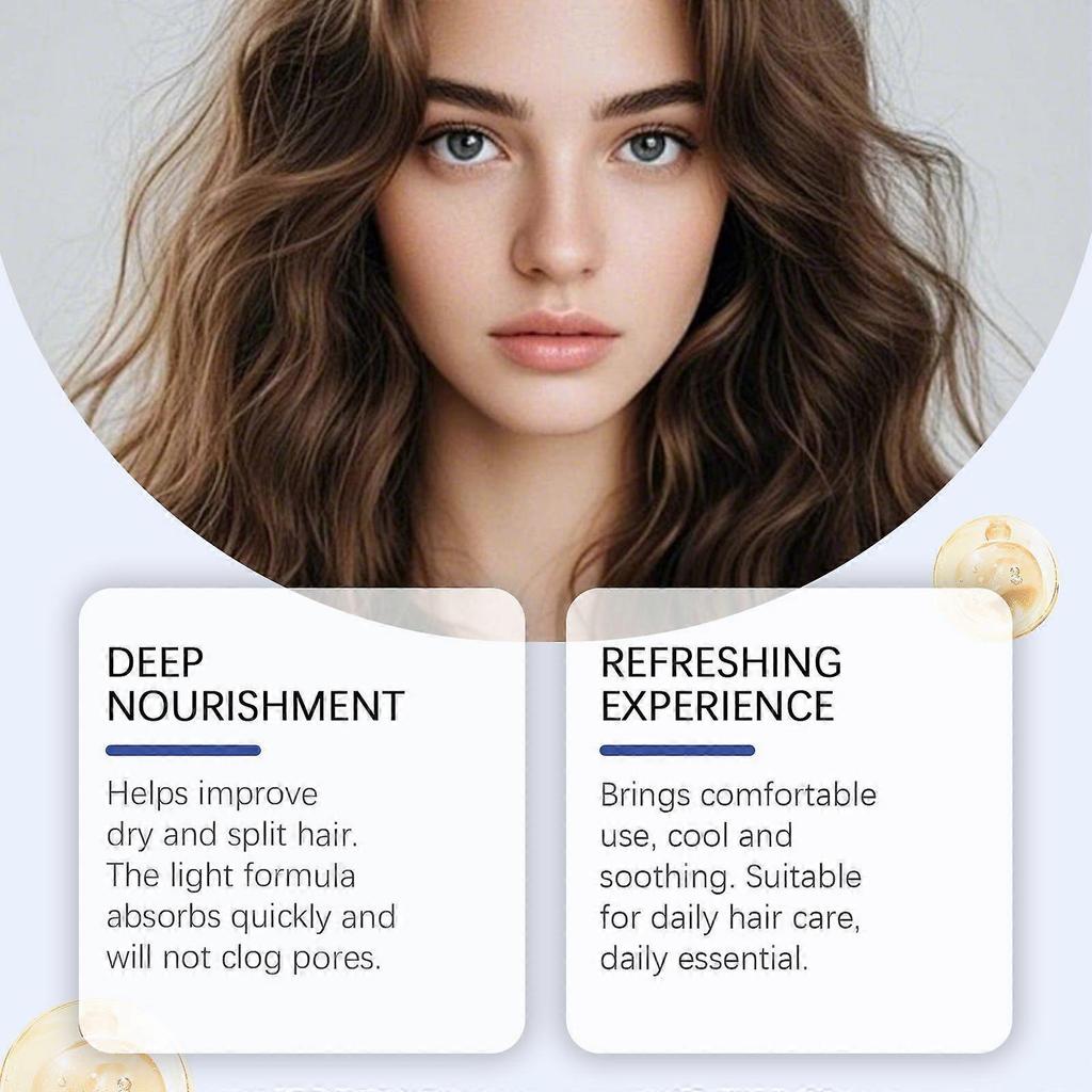 Hoegoa Moisturizing Hair Care Roll-On Essence Nourishes Dry And Frizzy Hair With A Refreshing Luster