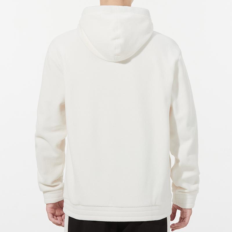 Puma Polar Fleece Hoodie With Logo Print Men Tops Off-White 534929-93