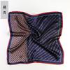 Small 100% Silk Bandannas Printed Square 53CM Kerchief Four Seasons Luxury Silk Scarves for Men