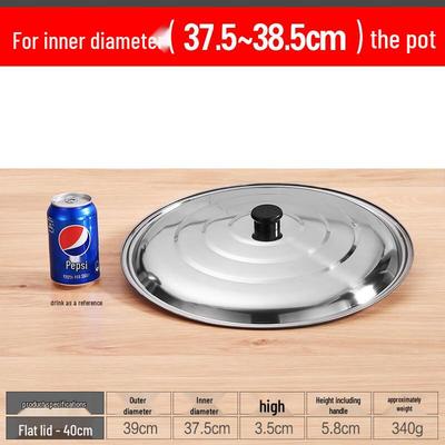 Stainless Steel Flat Pot Lid