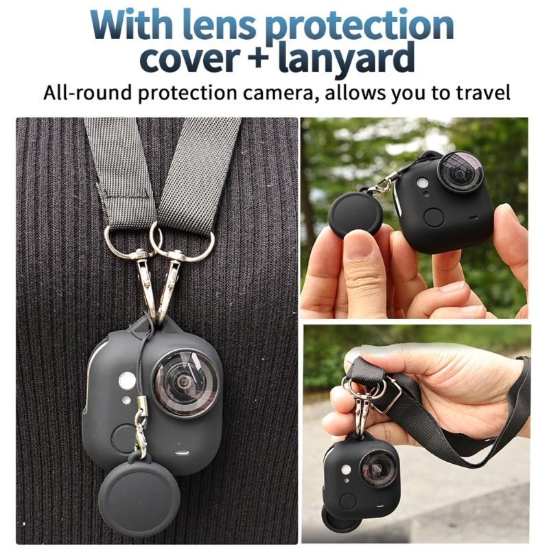 Flexible Silicone Thumb Grip For Mini Action Cameras Nonslip Design Lightweight Protective Cover Multiple Color Option