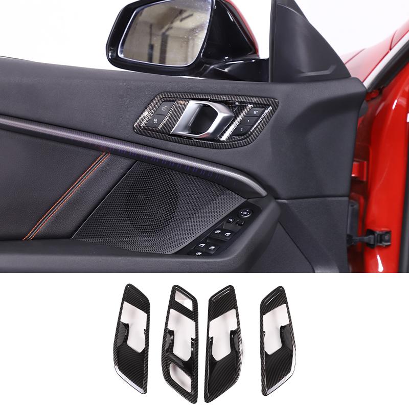 Для BMW 1 2 Серии F40 F44 2020-2025 ABS Карбоновое Волокно Комплект Отделки Салона Накладка на Панель Приборов Центральную Консоль Панель Переключения Передач Наклейки