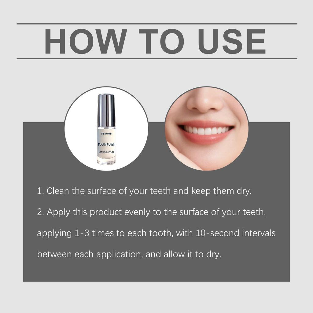 Daily Teeth Care Varnish | Gentle Oral Care for Clean, Smooth & Natural Shiny Teeth