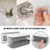 Shower Hair Catcher Wall Silicone Shower Hair Trap Adhesive Shower Hair Stopper Hair Catcher To Protect Drains From Blockage