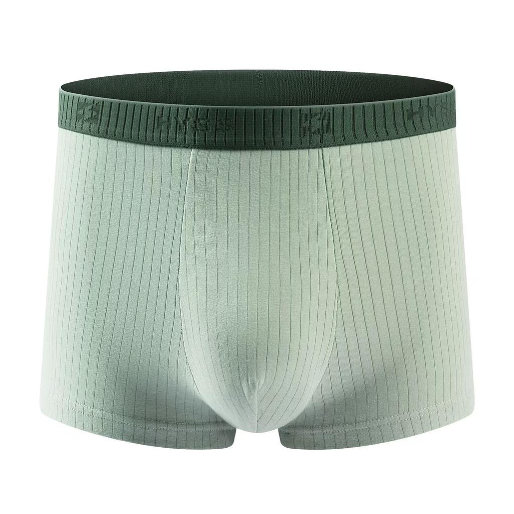 4pcs Men's Four Corners Trendy Underwear Men's Breathable Flat Corners Shorts Head Boxer Brief