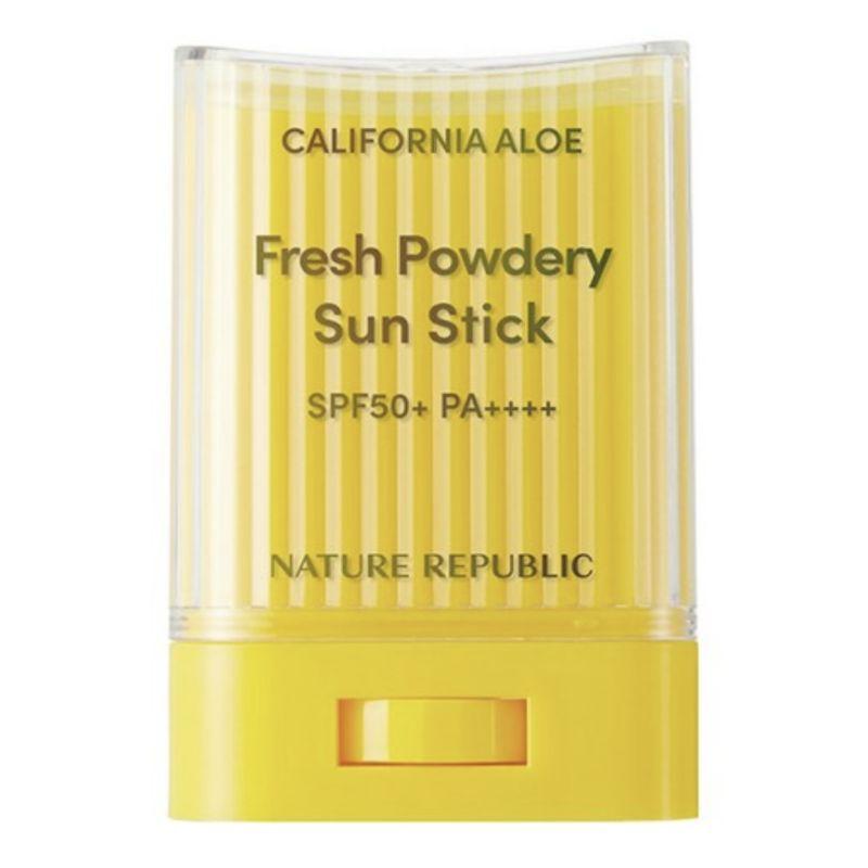 Nature Republic California Aloe Fresh Powdery Sun Stick SPF50+ PA++++ 24g 1pcs