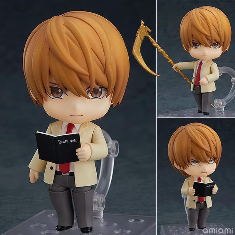 10Cm Death Note L Yagami Light Movable Edition Pvc Girl Anime Action Figures  Model Kit Desktop Ornament Decora Girl Toys Gifts