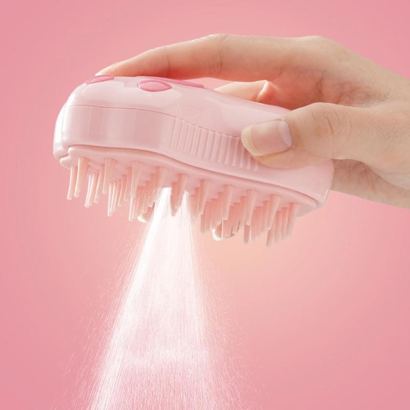 Perie cu abur pentru pisici Perie aburită pentru câini 3 în 1 pulverizator electric Pisicuță Perie de păr pentru pisică pentru masaj Pieptene pentru îngrijirea animalelor de companie Piepteni pentru îndepărtarea părului Materiale de îngrijire