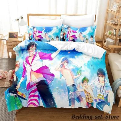 THE iDOLM@STER SideM Bettwäsche-Set Einzelbett Twin Full Queen King Size Bettset Erwachsene Kinder Schlafzimmer Anime Bett