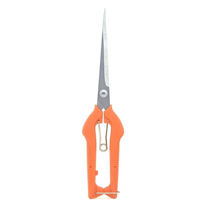Professional Bypass Pruning Shears, Stainless Steel Garden Scissors with Sharp Blade & Safety Lock, Ideal for Grape Vines