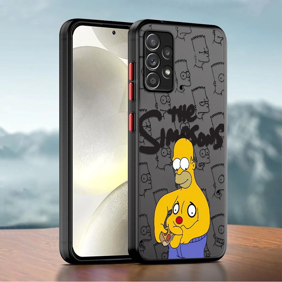 The Simpsons Family Phone case for Samsung Galaxy A21s A22 A71 A72 A73 A23 A25 A52s A53 A54 A55 A24 A31 A32 A33 A34 A51 A52
