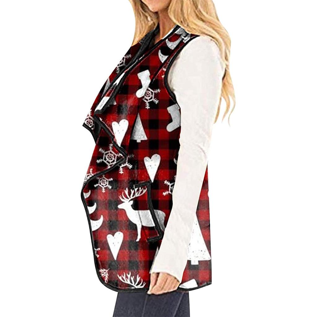 Damen Trachtenweste Mit V-Ausschnitt - Elegante ärmellose Weste Mit Taschen