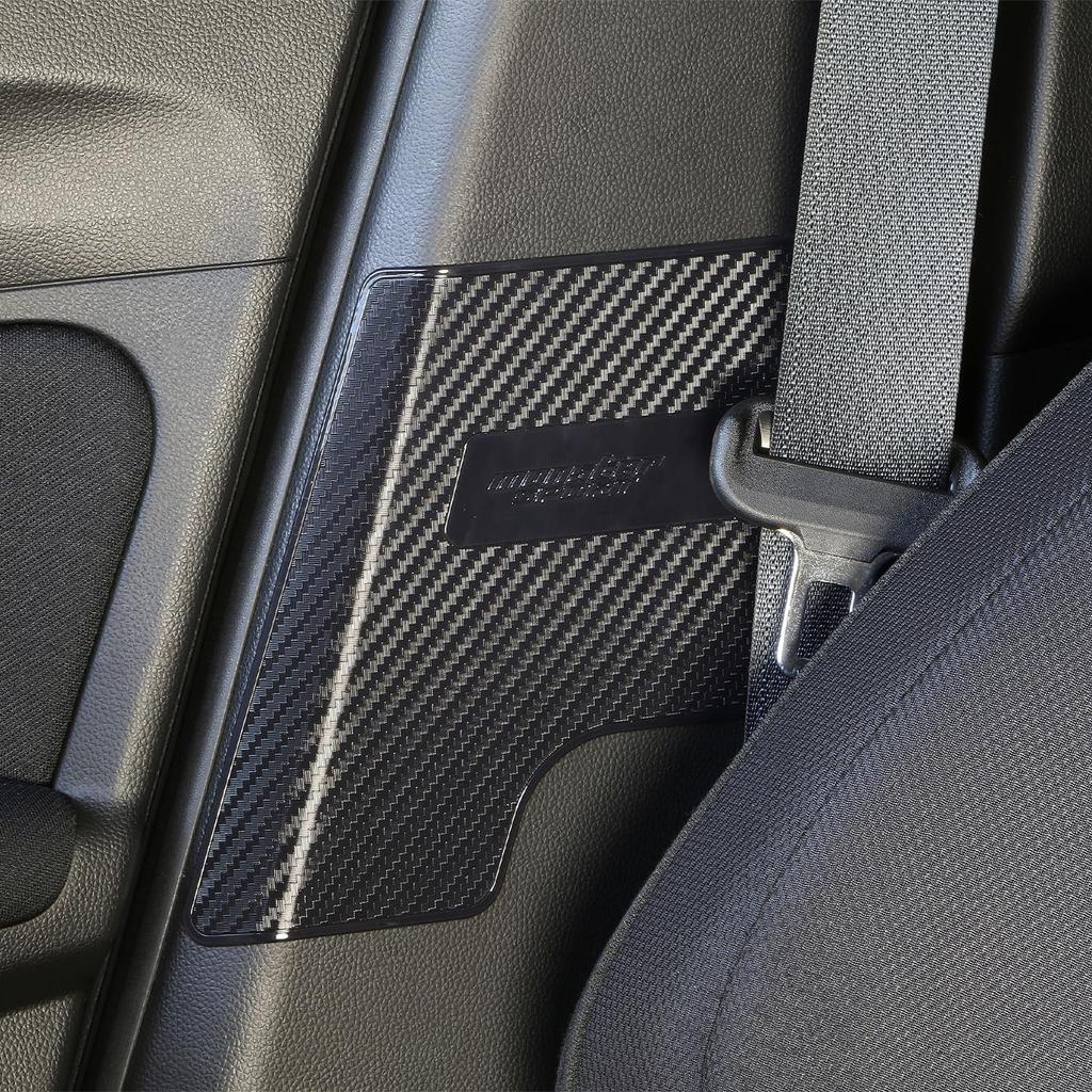 MONSTER SPORT Seatbelt Protector for Suzuki Swift Sport [ZC33S] / Swift [ZC83S, etc.] (2-pack) - Scratch Prevention, Interior Protection, Made in Japa