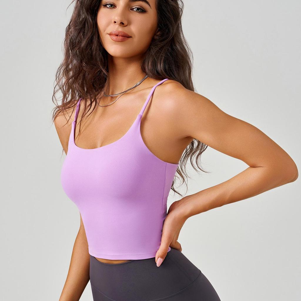 Dammode 2025 Antibakteriell Stötsäker U-rygg Sport Sling Väst