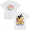 T-shirt Cadeau Fan Concert Tournée Harry Styles Unisexe Vintage Coton Haute Qualité T-shirt d'Été Style Rue