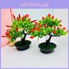 The Pine Greeting Guests Orange Simulated Fruit Potted Office Decoration Desk