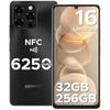 Doogee Telefones Celulares Note 58 Pro, 32(8+24) GB+256GB 2TB TF, 6250mAh e Ecrã HD+ 90Hz de 6,75"