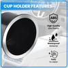 SDTC Tech Black Sofa Cup Holder, Ert Universal Cup Drink Holde For RV Boats, Cars, Sofas And Golf Carts (2-Piece)