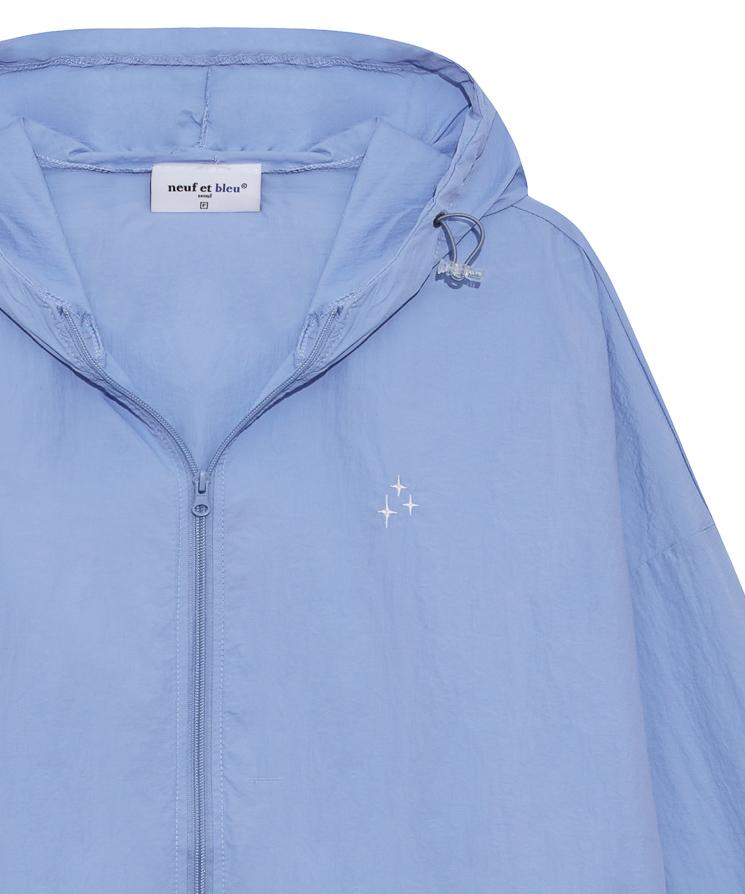 Neufetbleu Neb Windbreaker Hoody Jacket (Skyblue)
