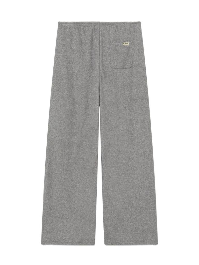 GLOWNY Snug Terry String Pants (Melange Gray)
