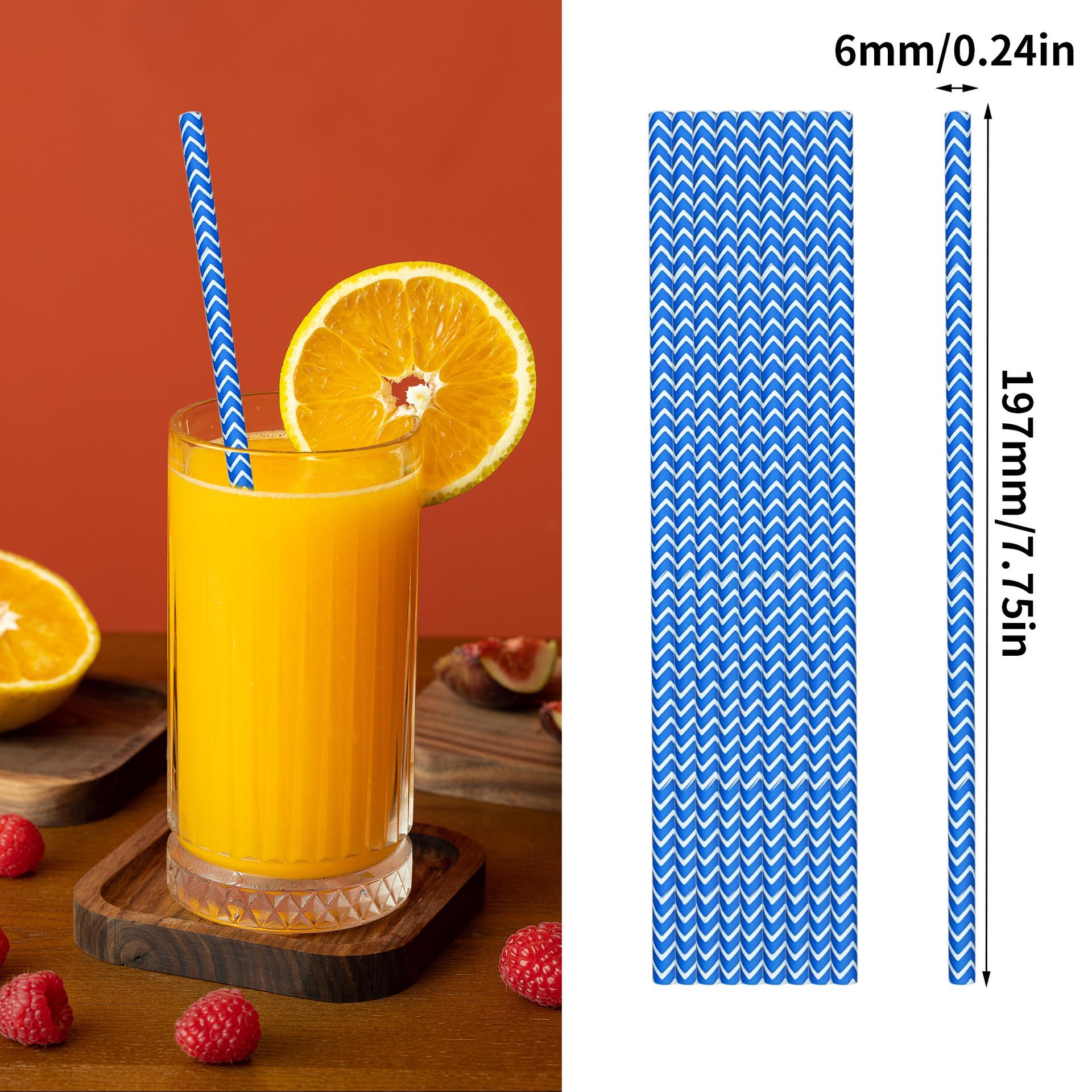 

Настраиваемые одноразовые бумажные соломинки для магазинов молочного чая - Экологичные питьевые соломинки