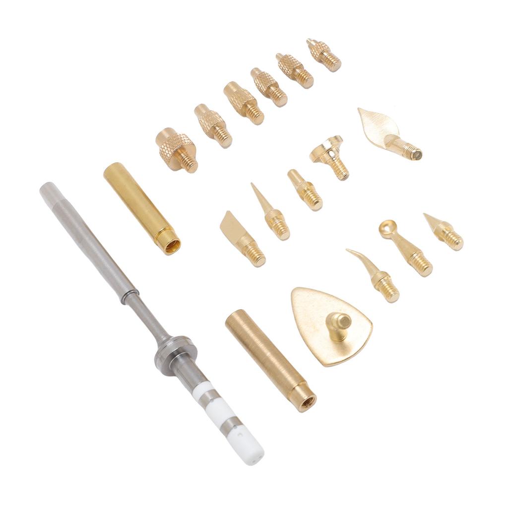 Hitze-Setzwerkzeug 3D-Druck Glättwerkzeug-Set Hitze-Einpressmutter Eisenspitze für Modellveredelung