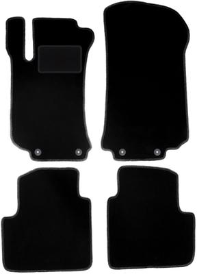 Black Velour Floor Mats For: Mercedes R V251 / R251 Minivan (2005-2013)