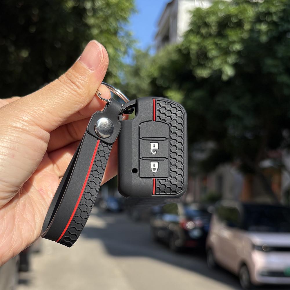 Soft Key Case For Mitsubishi L200 Eclipse Cross Ash Space Star Outlander Lancer Galant Mirage Keychain Car Key Caps